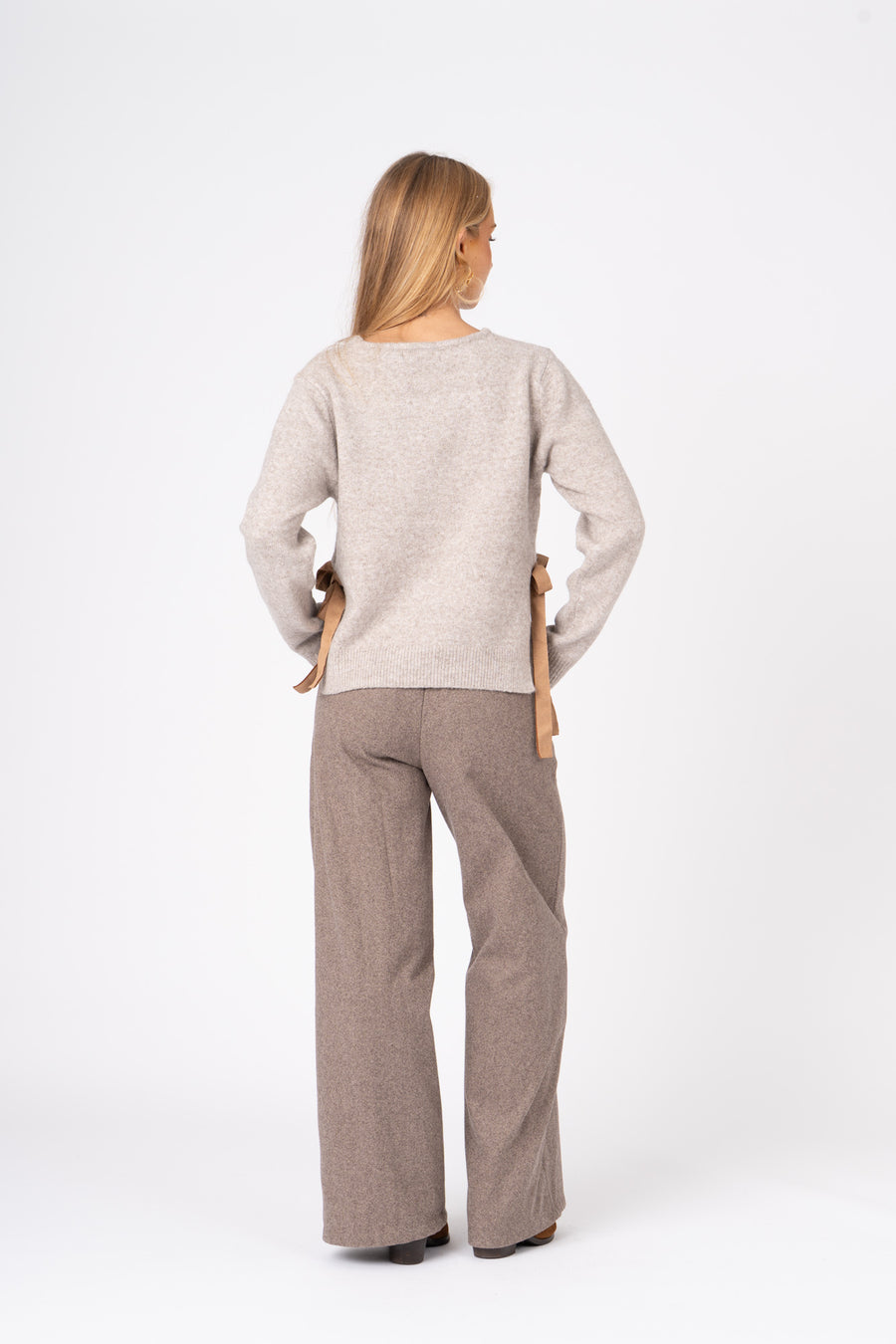 Camisola Laço areia