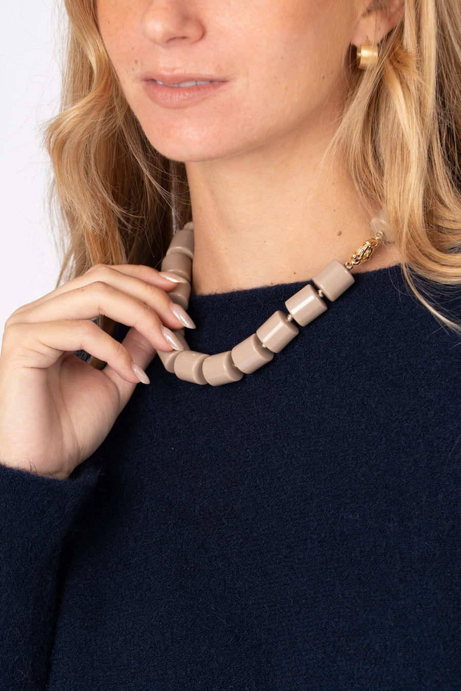 Colar “Bold Resin” Natural