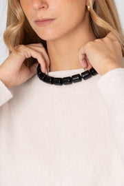 Colar “Bold Resin” Preto