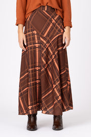 Saia Xadrez Fluída Verde