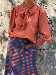 Blusa Laço Laranja