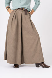 Saia Calça Espinha Camel Ref:300451