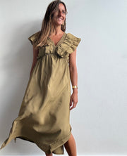 Vestido Siena oliva