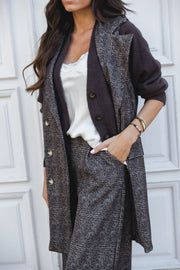 CONJUNTO TWEED CASTANHO