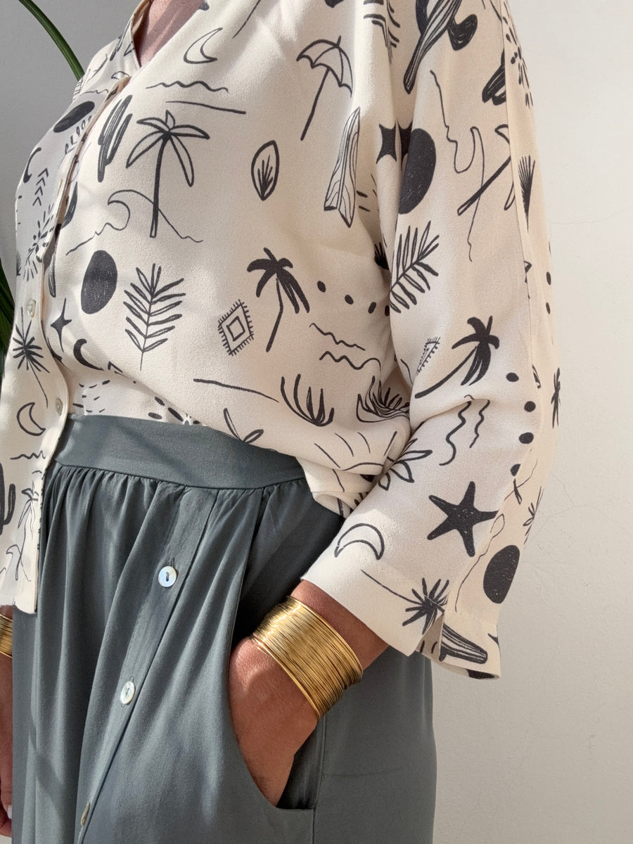 Blusa de palma