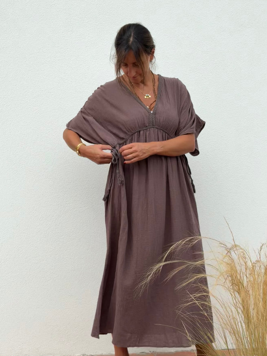 Kaftan Trança Pinhão