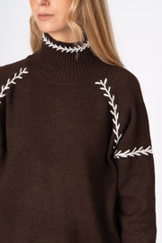 Camisola Espiga chocolate