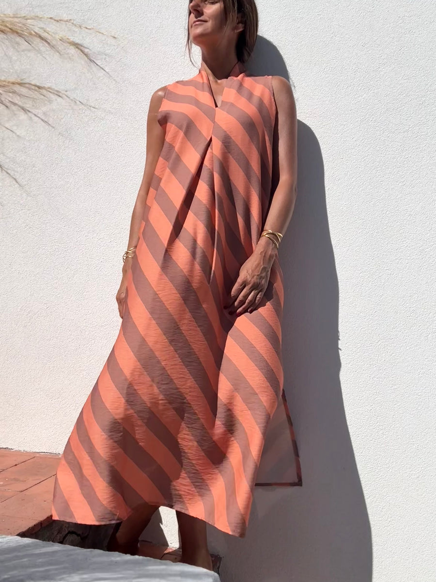 Vestido Risca solta Pêssego