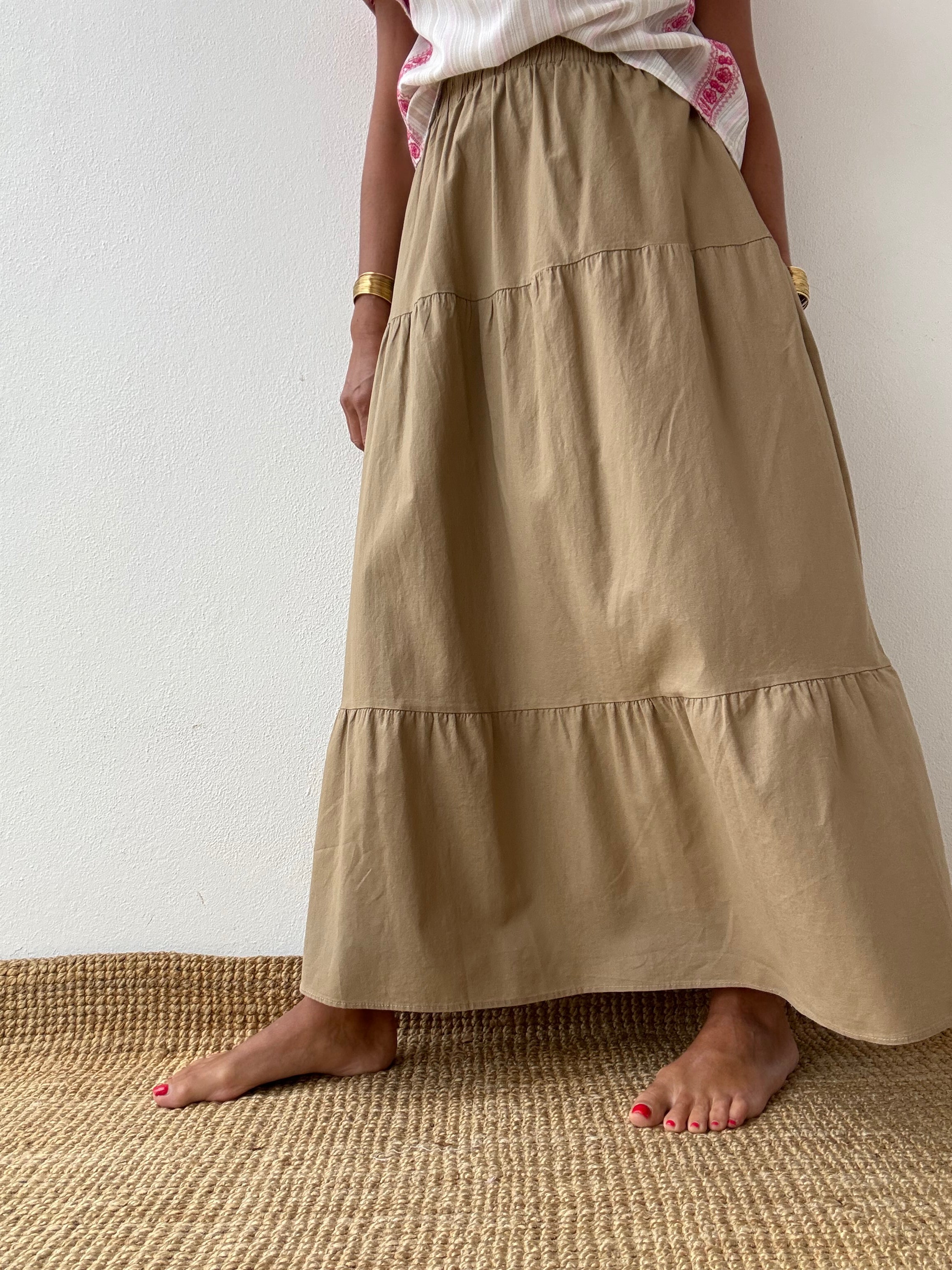Saia Boho Camel