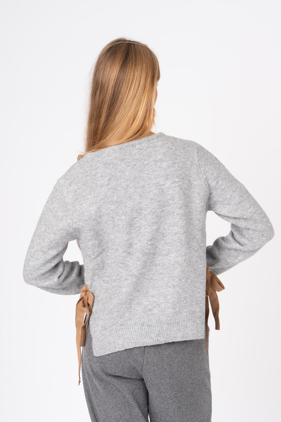 Camisola Laço cinzento