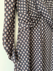 Vestido malha fria cinzento