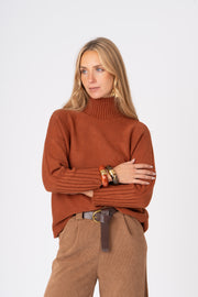 Camisola Canelle ferrugem