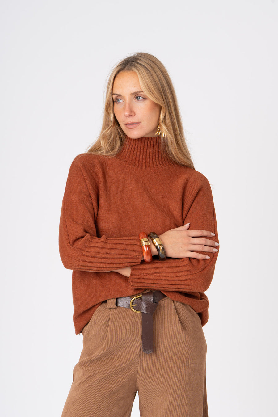 Camisola Canelle ferrugem