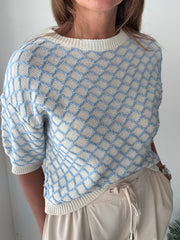 Camisola 3/4 azul