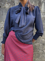 Blusa Laço Azul