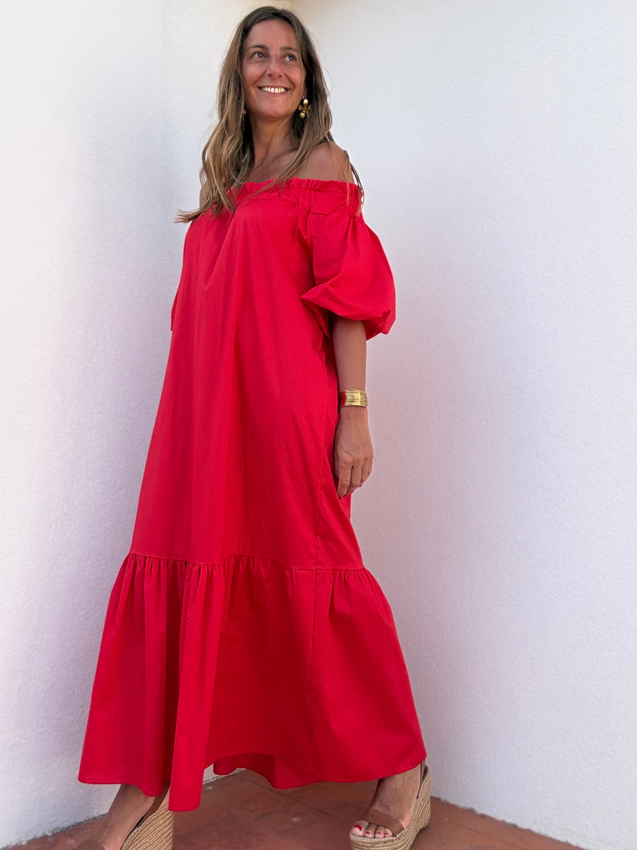 Vestido Summer morango