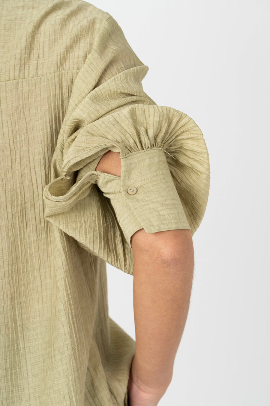 Camisa oversized verde