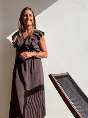 Vestido Aura chocolate