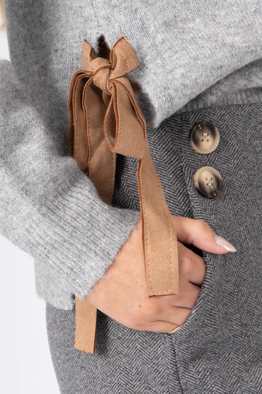 Calças Espiga cinzento ref:cal30131