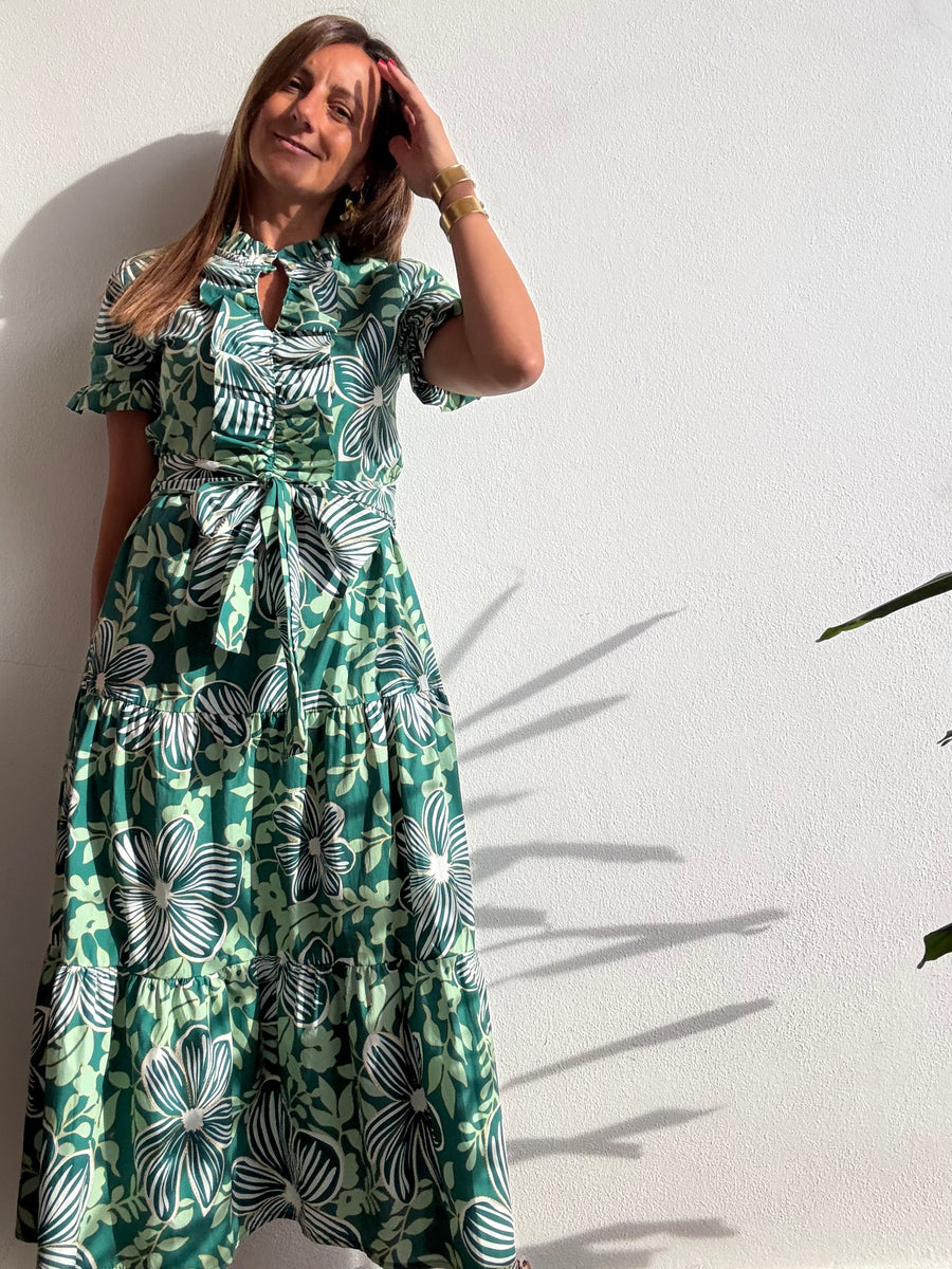Vestido Comporta verde