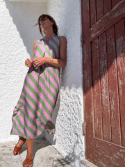 Vestido Risca Solta Lilás