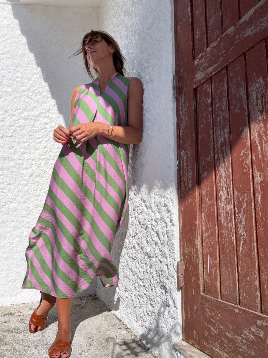 Vestido Risca Solta Lilás