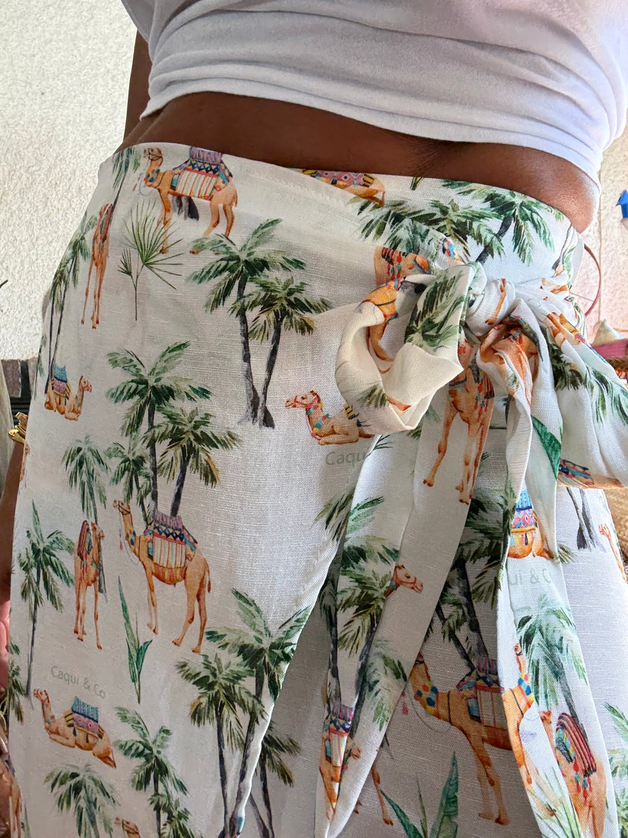 Saia  Páreo Estampada