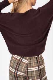 Camisola Reglan castanho ref:cm90200