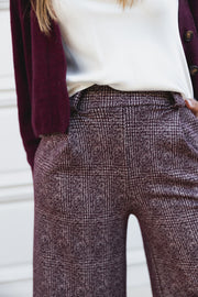 CONJUNTO TWEED  VINHO