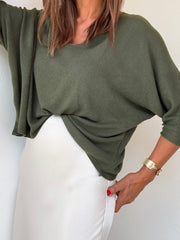 Camisola Manga 3/4 Verde
