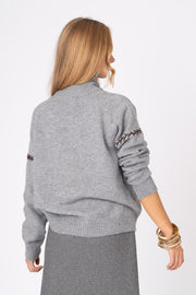 Camisola Espiga cinzento