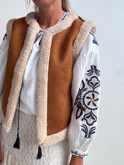 Colete Cozy Camel