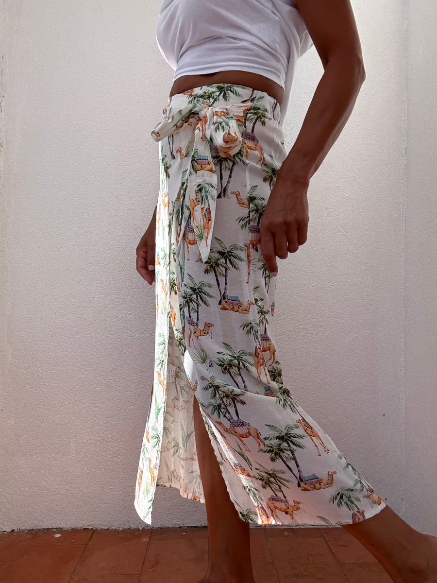 Saia  Páreo Estampada