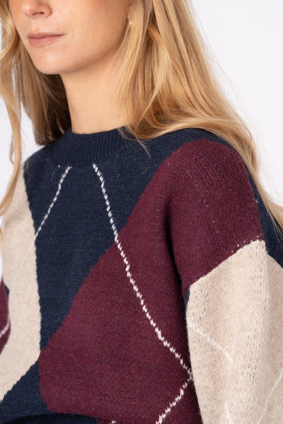 Camisola Losango azul ref:cmxp274