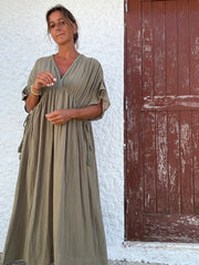 Kaftan Trança Caqui