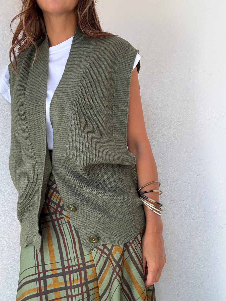 Colete Verde Oversized