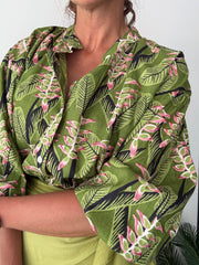 Blusa Estampada Verde