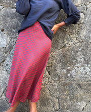 Saia Polka Morango