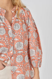 Blusa estampado salmão