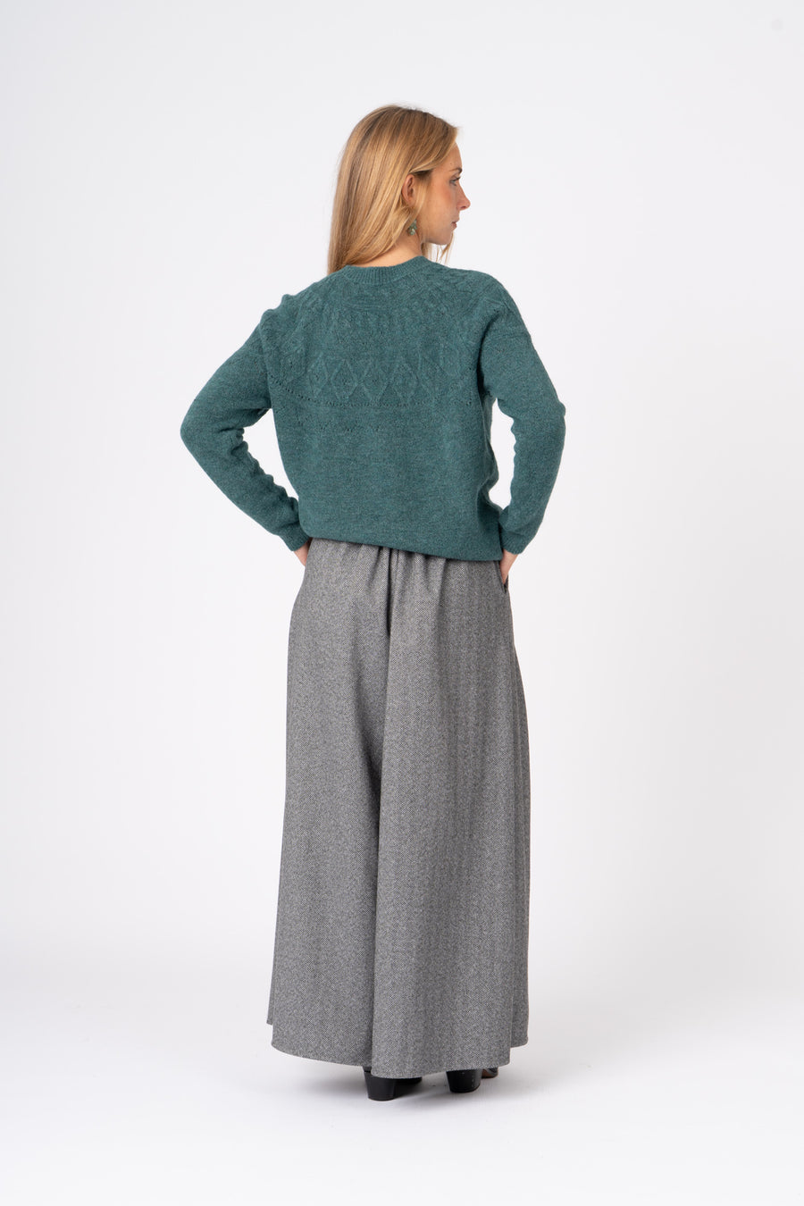 Camisola Tricot verde ref:cm6677