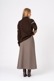 Camisola Espiga chocolate