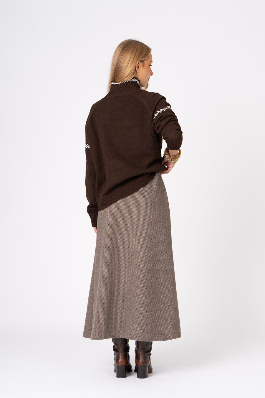 Camisola Espiga chocolate