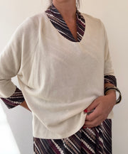 Camisola Manga 3/4 Cru