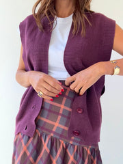 Colete Oversized Beringela