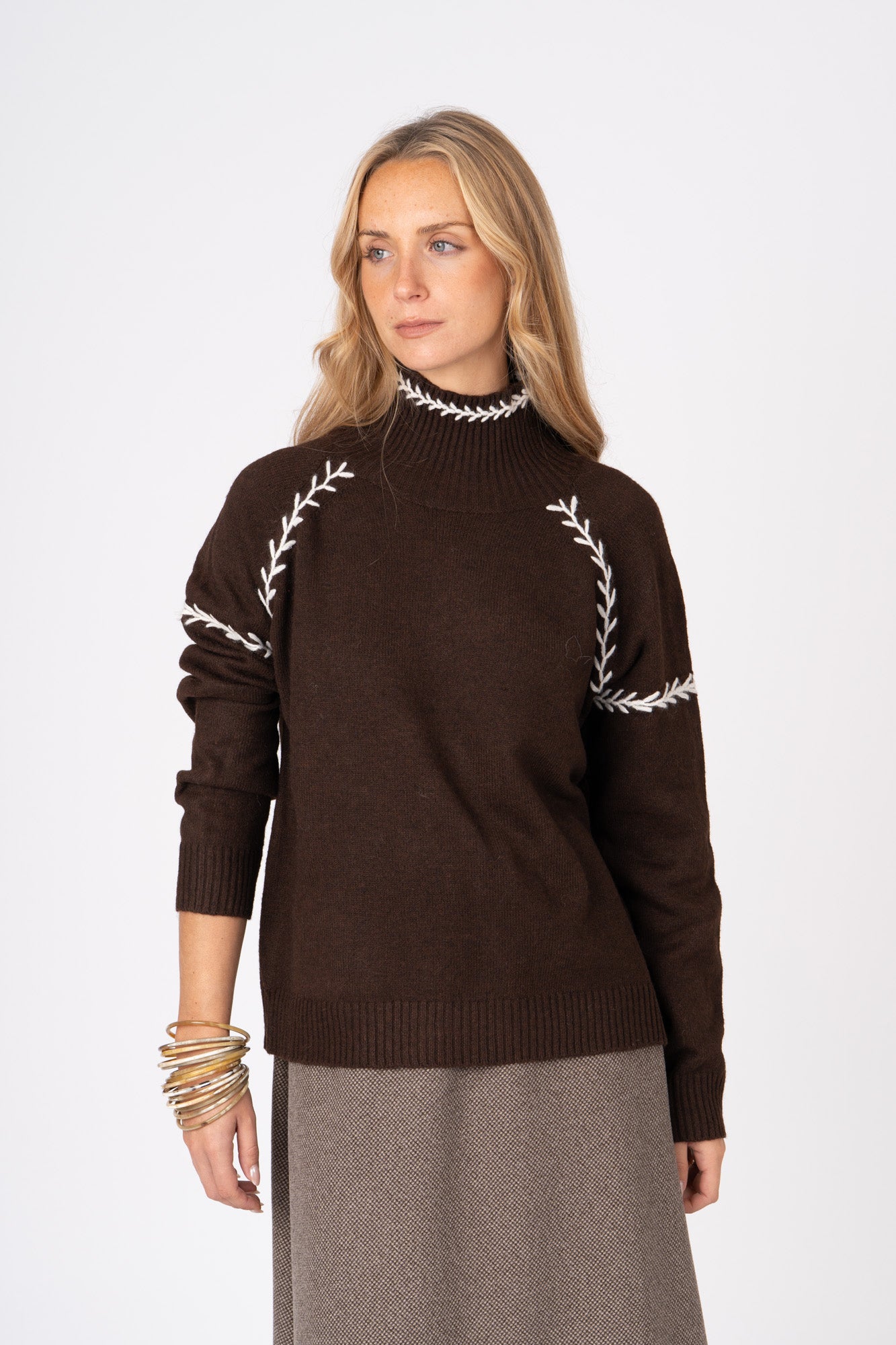 Camisola Espiga chocolate