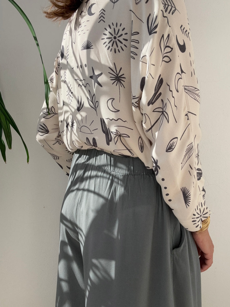 Blusa de palma
