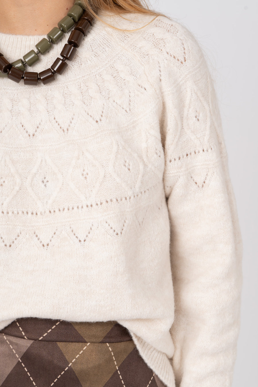 Camisola Tricot branco ref:cm6677