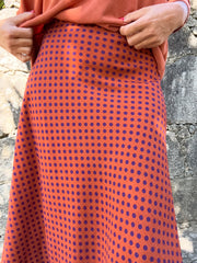 Saia Polka Laranja