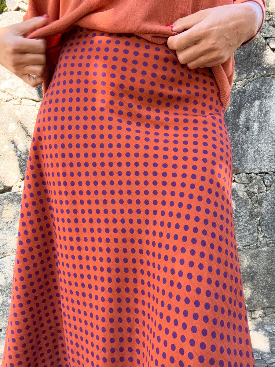Saia Polka Laranja