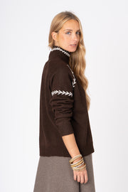 Camisola Espiga chocolate